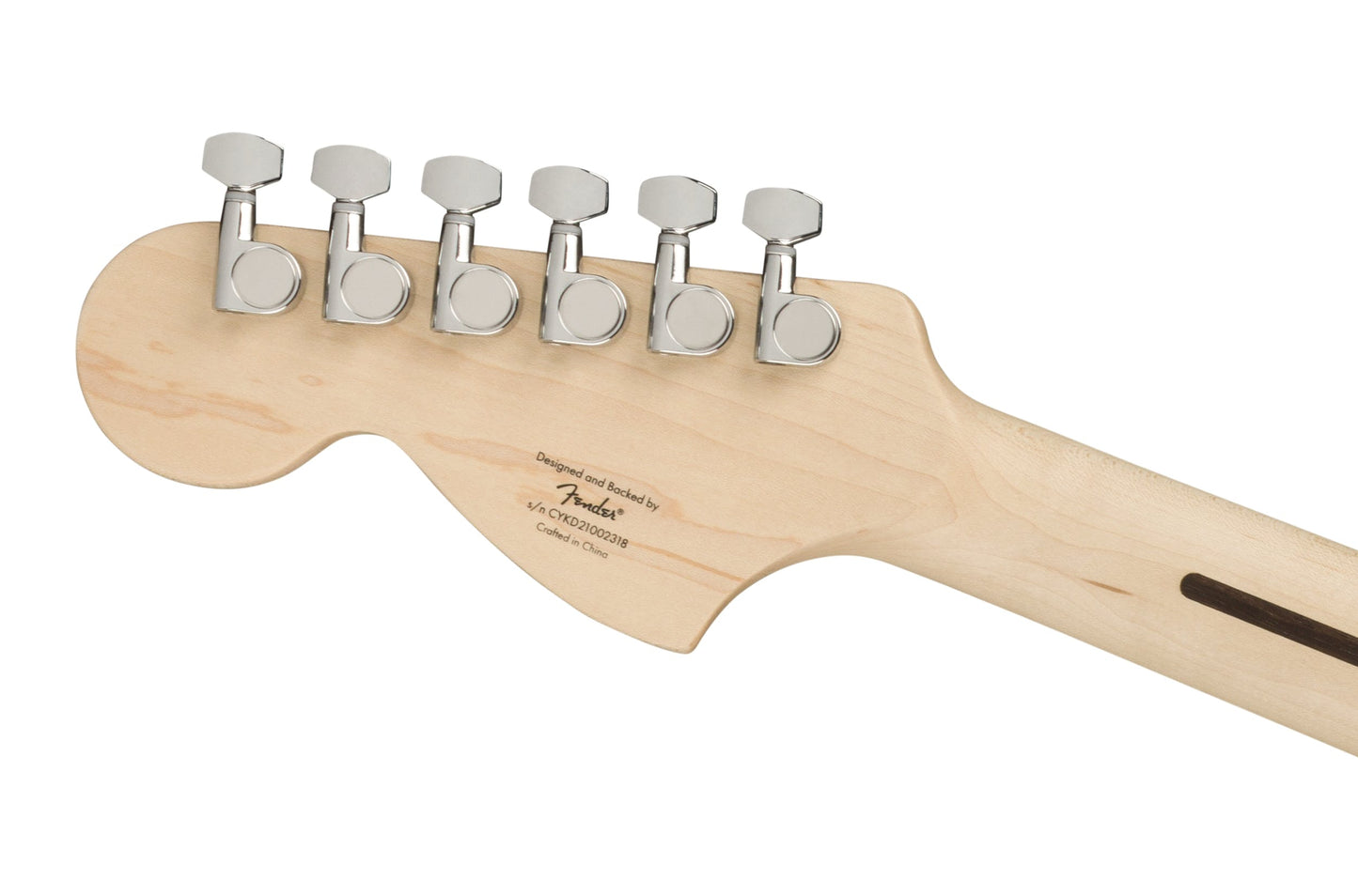 Fender Squier Affinity Stratocaster HSS Electric Guitar – Olympic White with Indian Laurel Fingerboard detail image 6