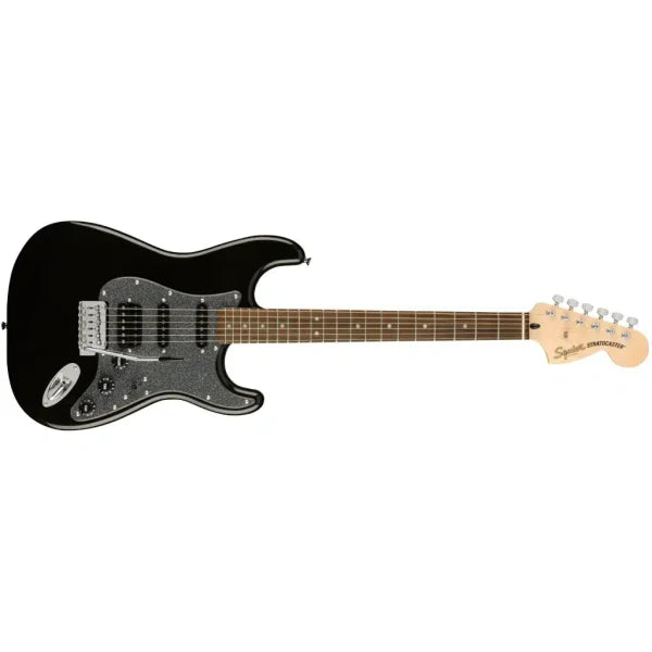 Fender Squier Affinity Stratocaster HSS Electric Guitar – Laurel Fretboard – Metallic Black detail image 7