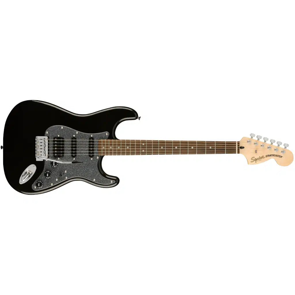 Fender Squier Affinity Stratocaster HSS Electric Guitar – Laurel Fretboard – Metallic Black detail image 2