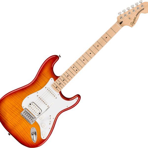 Fender Squier Affinity Stratocaster Guitar FMT HSS Maple Neck detail image 7