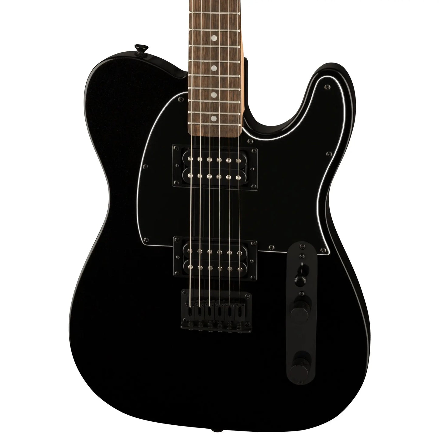 Fender Squier FSR Affinity Series Telecaster HH Electric Guitar Metallic Black w/ Black Pickguard & Hardware product image
