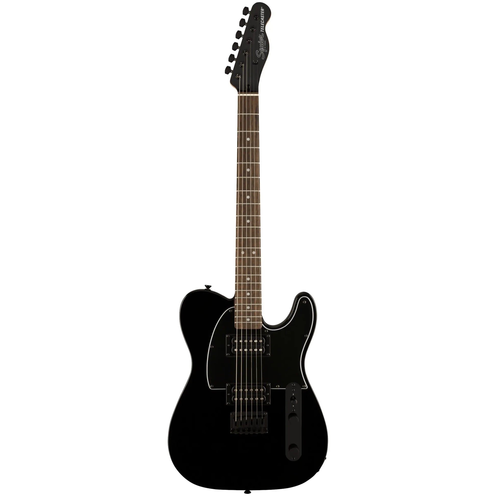 Fender Squier FSR Affinity Series Telecaster HH Electric Guitar Metallic Black w/ Black Pickguard & Hardware detail image 2