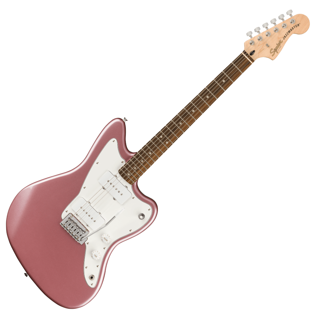 Fender Squier Affinity Series Jazzmaster – Burgundy Mist with Laurel Fingerboard detail image 2