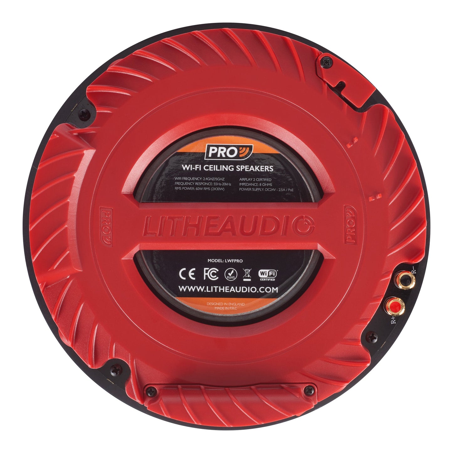 Lithe Audio Pro Series Wi-Fi Ceiling Speaker (Single) - View 3