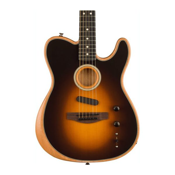Fender Acoustasonic Player Telecaster Acoustic-electric Guitar - Shadow Burst with Rosewood Fingerboard detail image 7