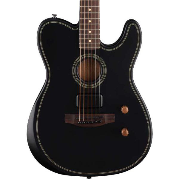 Fender Acoustasonic Standard Black Telecaster detail image 6