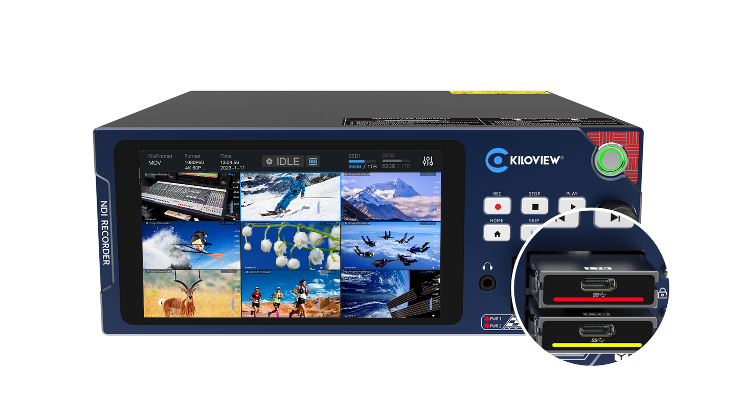 Kiloview CUBE R1 9-Channel NDI Recorder System detail image 2
