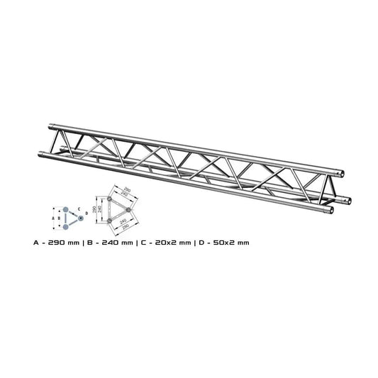 ALUSTAGE W.AL33100 TRIO 290 1M TRUSS - ALUSTAGE - VisionSounds South Africa