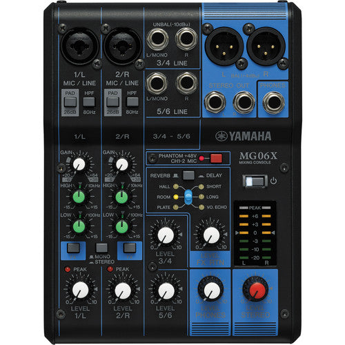 Yamaha MG06X 6-Input Mixer with Built-In Effects product image