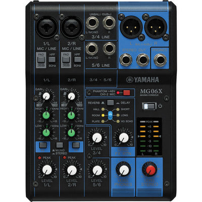 Yamaha MG06X 6-Input Mixer with Built-In Effects product image