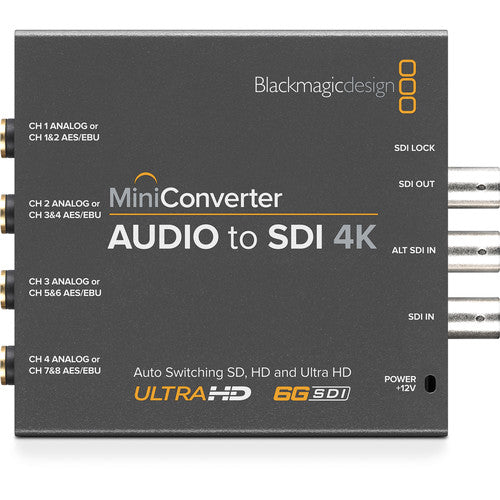 Blackmagic Design Mini Converter Audio to SDI 4K product image