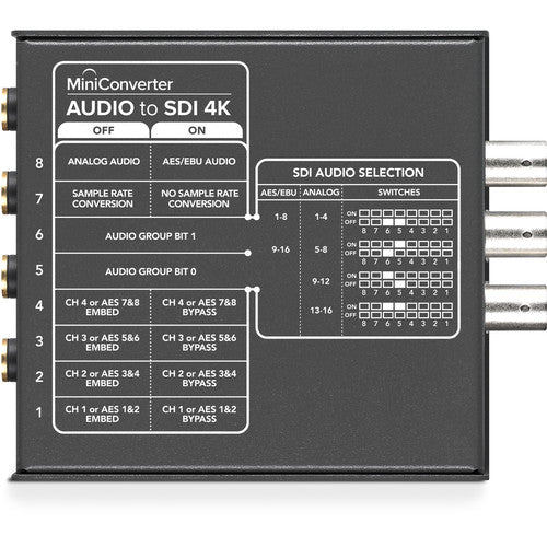 Blackmagic Design Mini Converter Audio to SDI 4K detail image 2