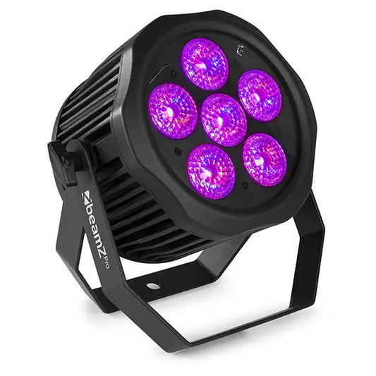 BEAMZPRO WBP612IP LED BATTERY PAR IP65 6x 12W RGBAWUV - BEAMZPRO - VisionSounds South Africa