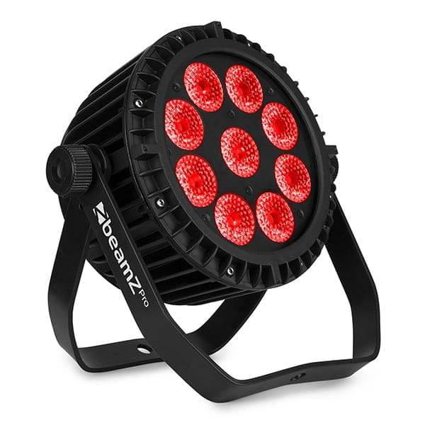 BEAMZPRO WBP912IP LED BATTERY PAR IP65 9x 12W RGBAWUV - BEAMZPRO - VisionSounds South Africa