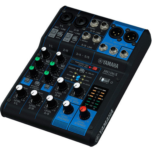 Yamaha MG06X 6-Input Mixer with Built-In Effects detail image 2