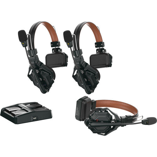 Hollyland Solidcom C1 Pro-3S Full-Duplex ENC Wireless Intercom System with 3 Headsets (1.9 GHz) product image