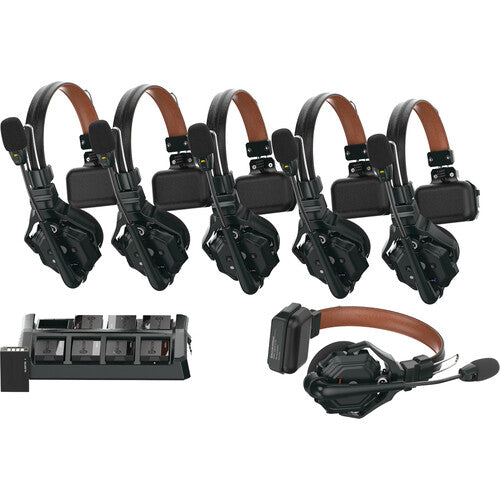 Hollyland Solidcom C1 Pro-6S Full-Duplex ENC Wireless Intercom System with 6 Headsets (1.9 GHz) product image