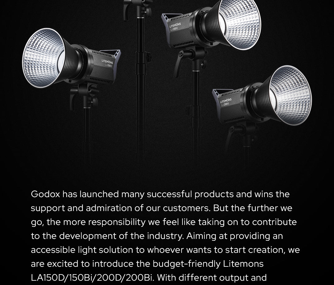 Godox LA200Bi Litemons LED light control panel