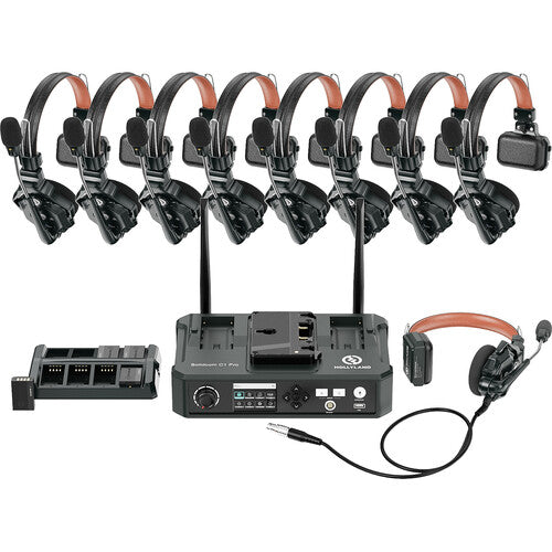 Hollyland Solidcom C1 Pro-Hub8S ENC 9-Person Full-Duplex Wireless Intercom System with Hub (1.9 GHz) product image
