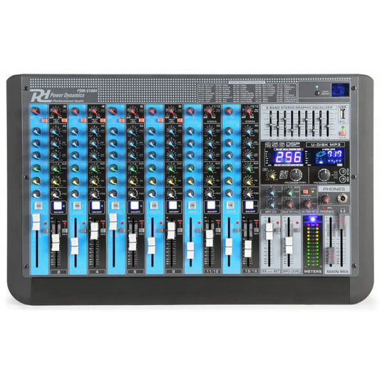 Power Dynamics – PDM-S1604 STAGE MIXER WITH DSP/BT/USB/MP3 - Power - VisionSounds South Africa