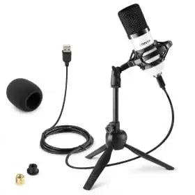 Vonyx CM300W STUDIO MICROPHONE USB WHITE - Vonyx - VisionSounds South Africa
