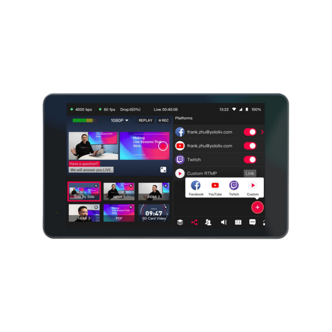 YoloLiv YoloBox Pro All-in-One Multi-Camera Switching and Live Streaming System product image