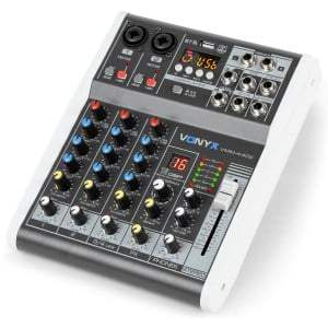 Vonyx – VMM-K402 MUSIC MIXER WTH DSP/BT/MP3/USB/REC - Vonyx - VisionSounds South Africa