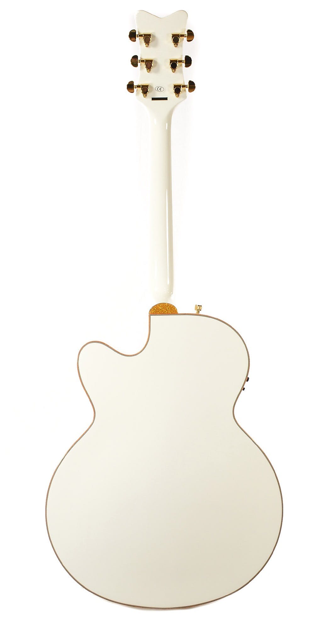 Gretsch G5022CWFE Jumbo Falcon CE Cutaway Acoustic Electric - White detail image 3