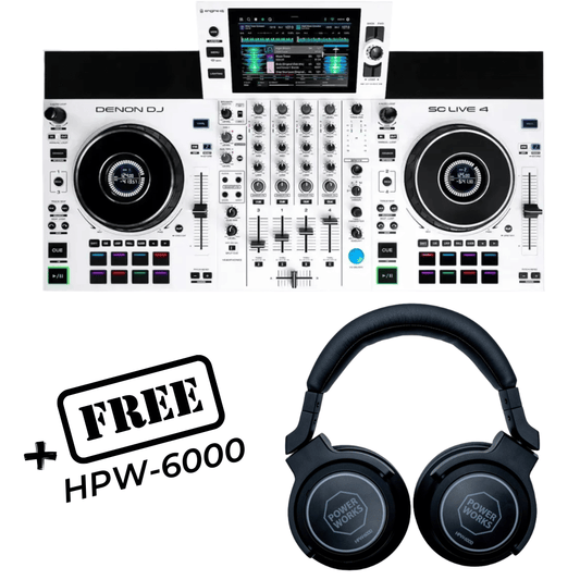 Denon SC Live 4 - WHITE (FREE POWERWORKS HPW6000) - Denon - VisionSounds South Africa