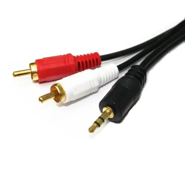 3m Mini Jack- RCA Cable - 3m - VisionSounds South Africa