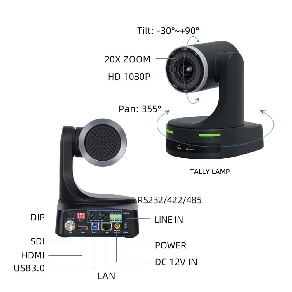 Kato Vision KT-HD86AN PTZ Camera detail image 4