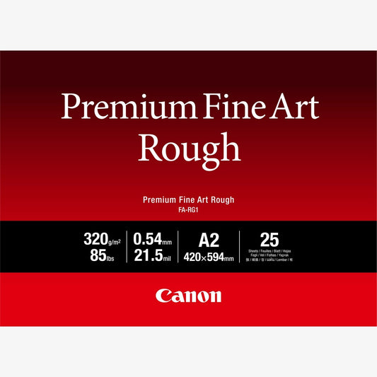 Canon FA-RG1 Premium Fine Art Rough Paper, A2, 25 sheets product image 1