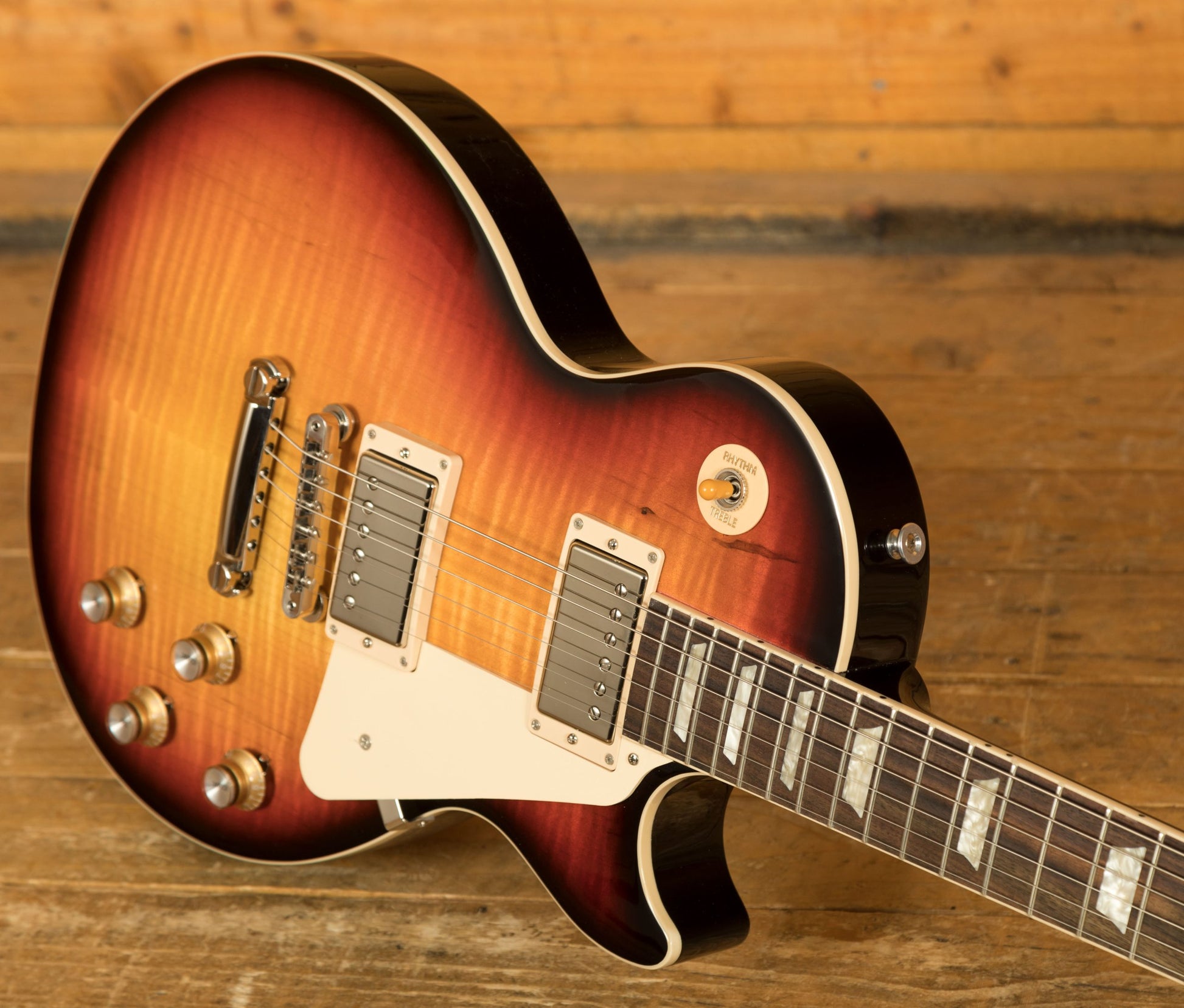 Gibson Les Paul Standard 60s AAA Top Guitar - Fireburst detail image 3