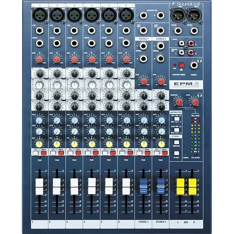 Soundcraft EPM6 6-Channel - Soundcraft - VisionSounds South Africa