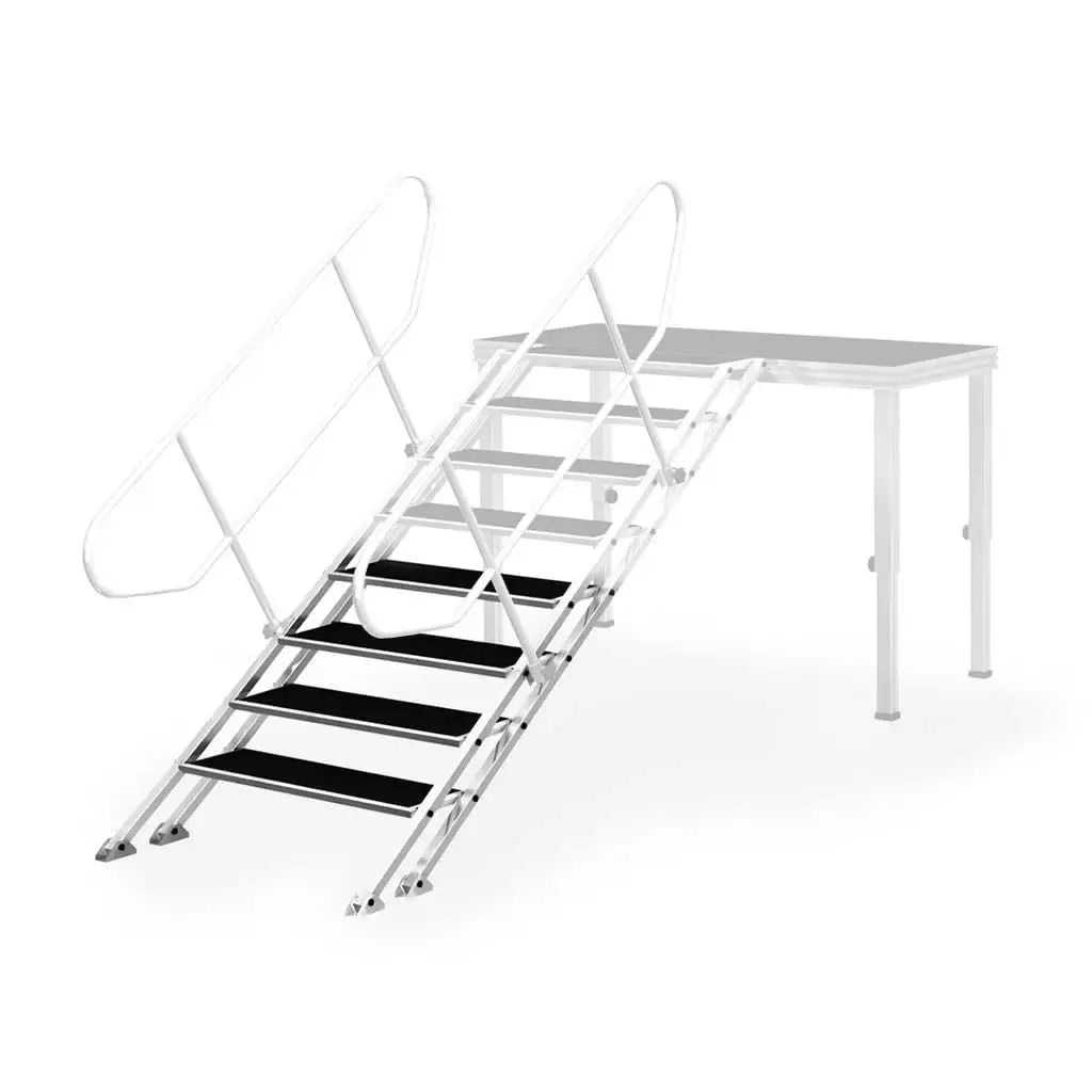 ALUSTAGE SPS-03/4CZ ADJUSTABLE STAIRS 600MM - 1000MM - ALUSTAGE - VisionSounds South Africa