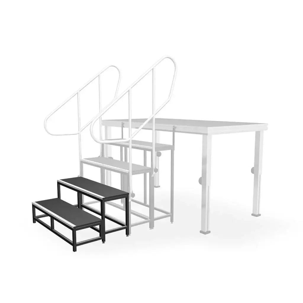 ALUSTAGE W.SSS 04.01.00 CZ STAIRS 2 STEP 400MM - ALUSTAGE - VisionSounds South Africa