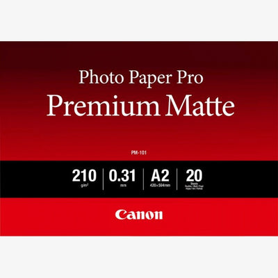 Canon PM-101 Premium Matte Photo Paper A2 – 20 Sheets product image 1