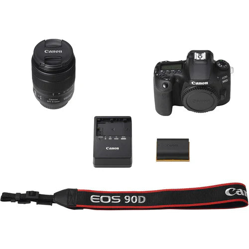 Canon EOS 90D DSLR Camera with 18-135mm Lens(New)