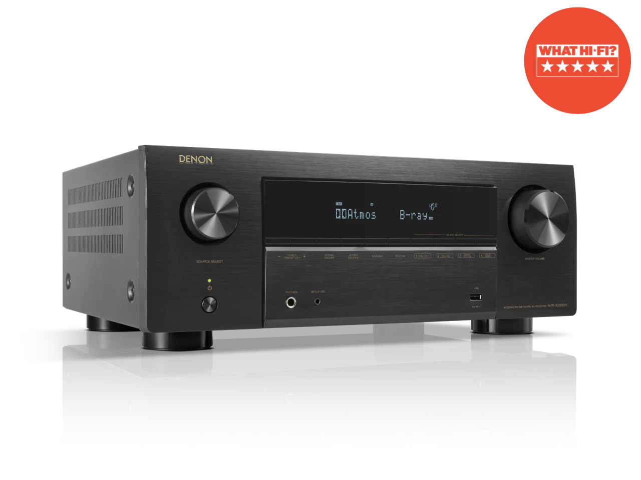 Denon AVR-X2800H 7.2 Channel 8K AV Receiver with HEOS Built-in - Denon