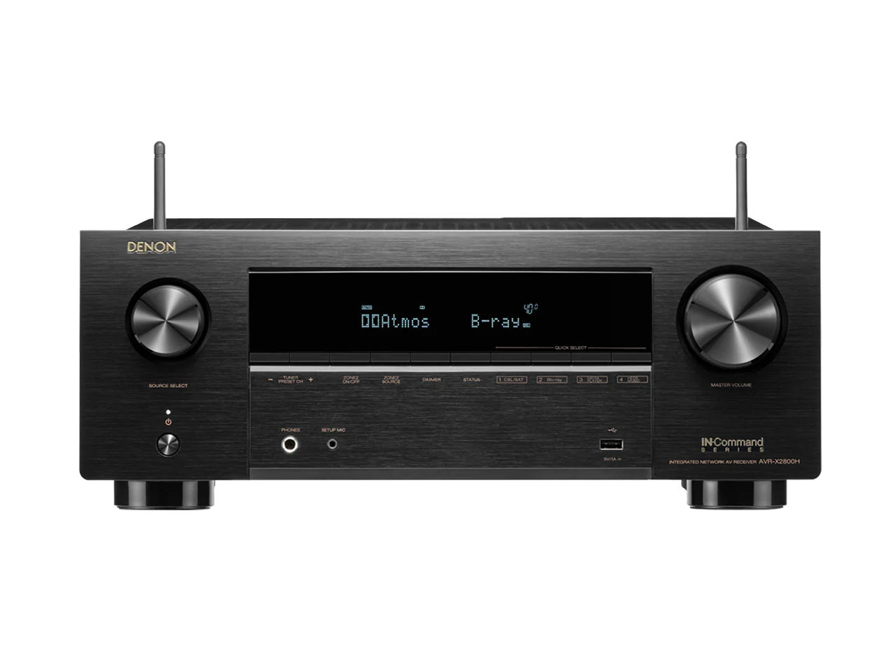 Denon AVR-X2800H 7.2 Channel 8K AV Receiver with HEOS Built-in - View 2