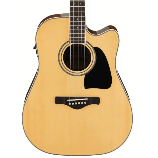 Ibanez AW70EC Artwood Series Electric-Acoustic Guitar – Natural detail image 3