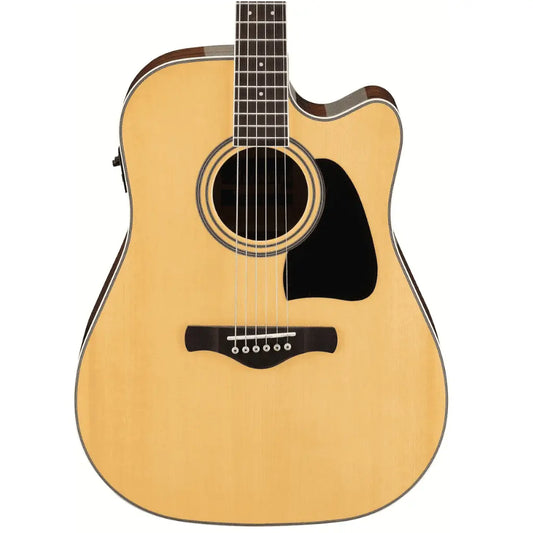 Ibanez AW70EC Artwood Series Electric-Acoustic Guitar – Natural product image