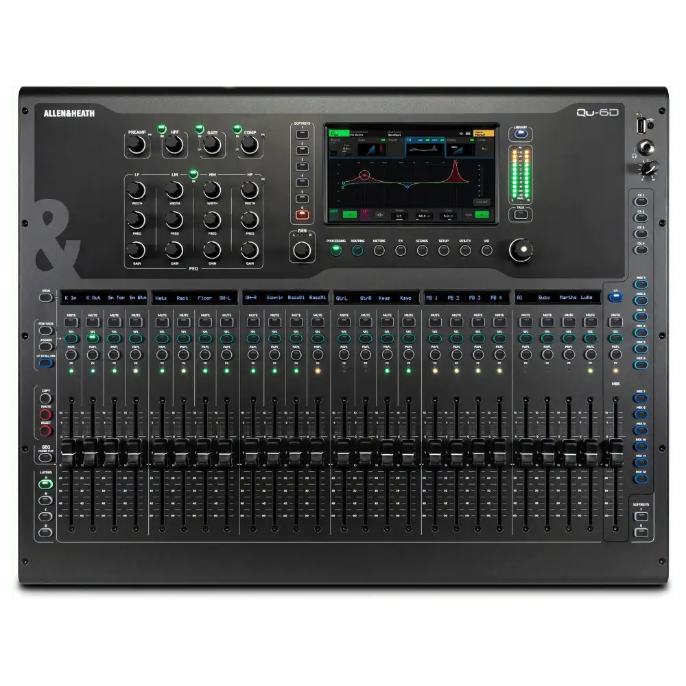 Allen & Heath Qu-6D - Allen & Heath - VisionSounds South Africa