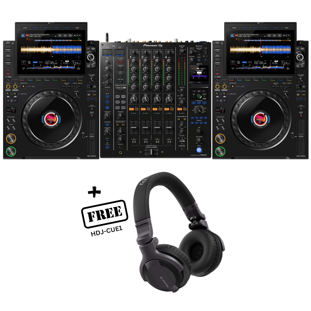 Alpha Theta CDJ3000X & DJM-A9 (FREE HDJ-CUE1) - Alpha - VisionSounds South Africa