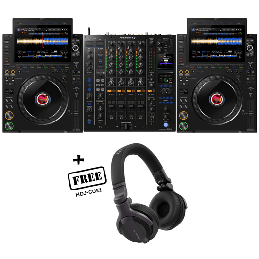Alpha Theta CDJ3000X & DJM-A9 (FREE HDJ-CUE1) - Alpha - VisionSounds South Africa