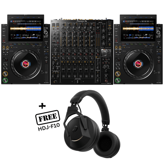 Alpha Theta CDJ3000X & DJM-V10 (FREE HDJ-F10) - Alpha - VisionSounds South Africa