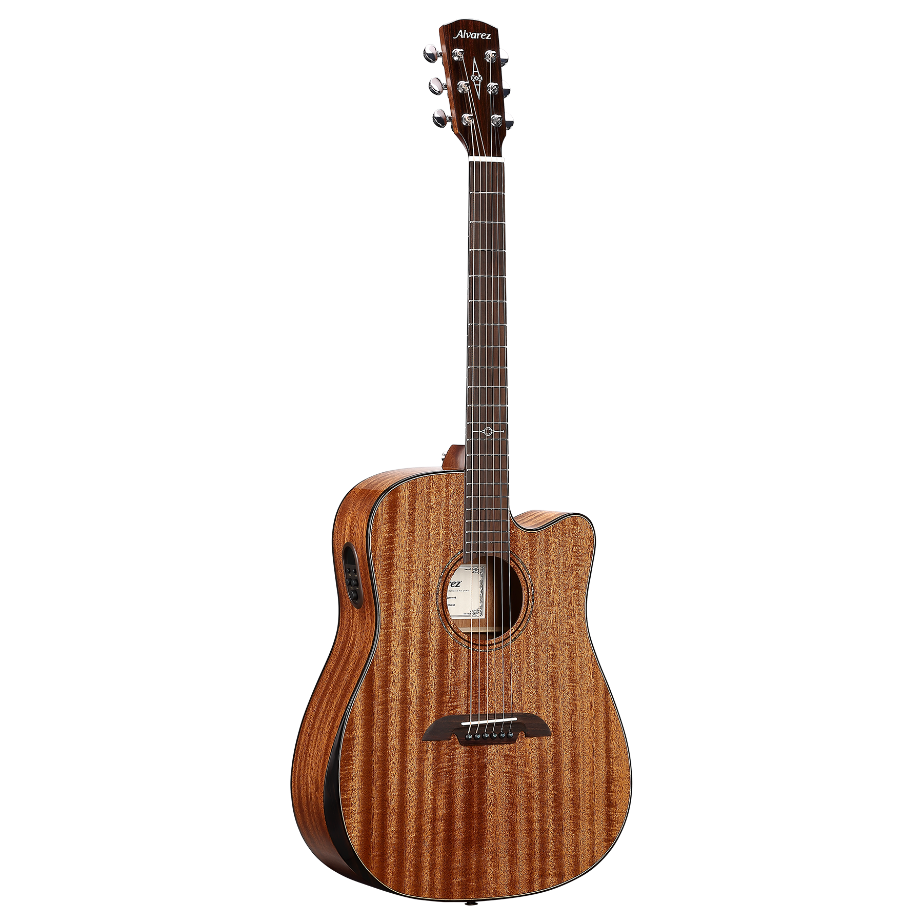 Alvarez AED66ce Armrest Artist Elite Series Acoustic-electric Guitar detail image 3