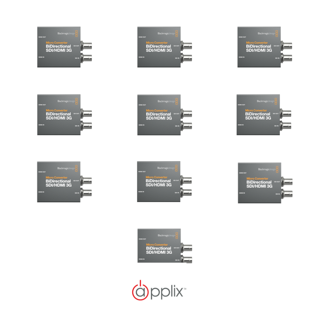Blackmagic Design Micro Converter Bi-Directional 3G x 10 Bundle product image