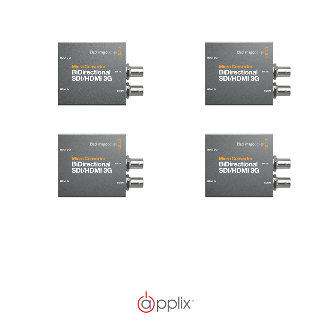 Blackmagic Design Micro Converter Bi-Directional 3G x 4 Bundle product image