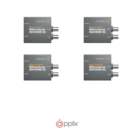 Blackmagic Design Micro Converter Bi-Directional 3G x 4 Bundle product image